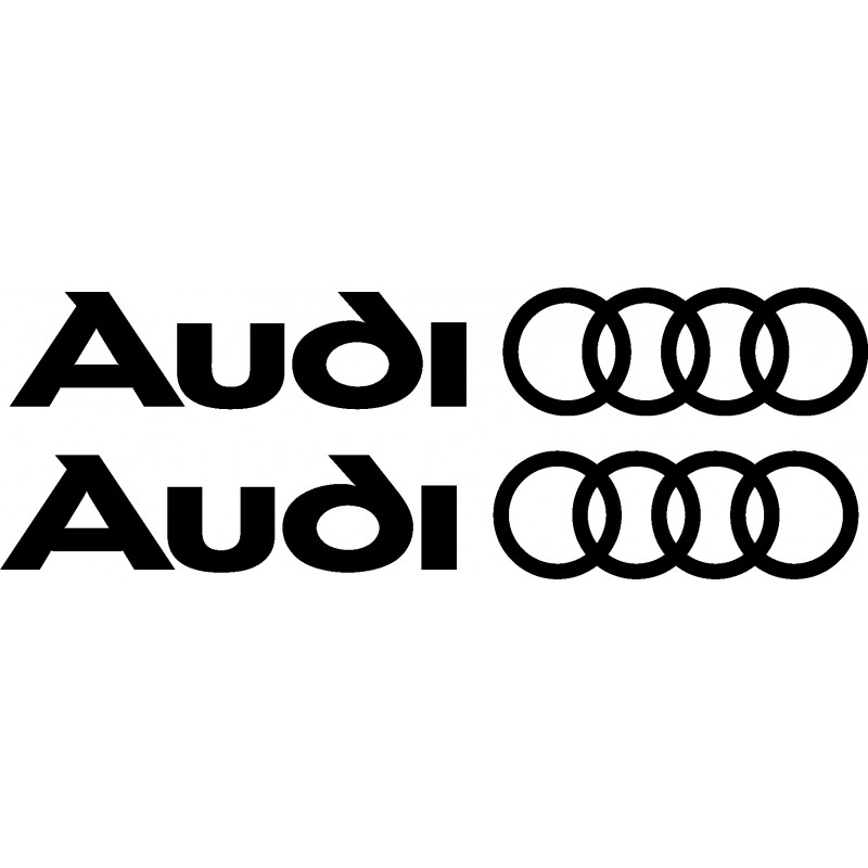 Stickers autocollant pare soleil Audi gerko
