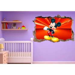 Stickers enfant 3D Mickey