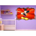 Stickers enfant 3D Mickey