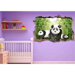 Stickers enfant 3D Panda