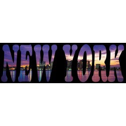 Sticker mural New York 