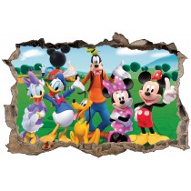 Stickers enfant 3D Mickey et ses amis