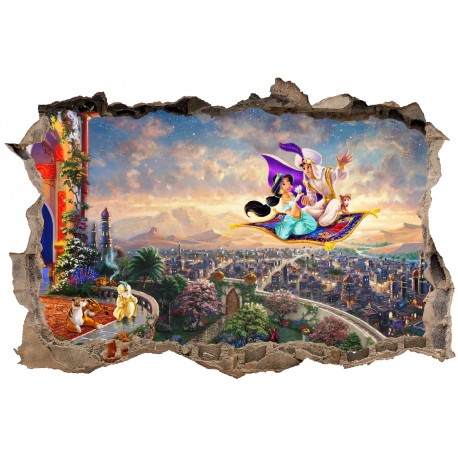 Stickers enfant 3D Aladin