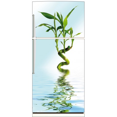 Sticker frigo bambou reflet 70x170cm