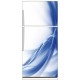 Sticker frigo Design bleu 70x170cm
