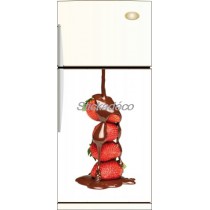 Sticker frigidaire Chocolat Fraise