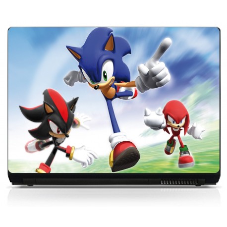 Sticker pc portable Sonic