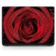 Sticker pc portable Rose rouge