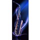 Sticker déco frigo Saxophone 70x170cm