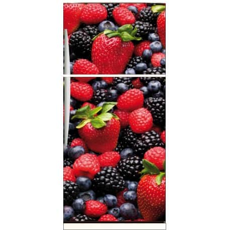 Sticker frigo électroménager déco cuisine Fruits 70x170cm