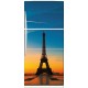 Sticker frigo électroménager déco cuisine Tour Eiffel 70x170cm