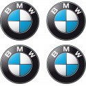 4 stickers autocollants Logos Emblème BMW 4,5cm