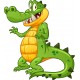Sticker enfant Crocodile