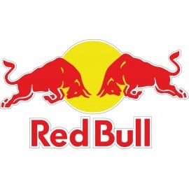 Stickers Red Bull - Autocollants Red Bull Géant