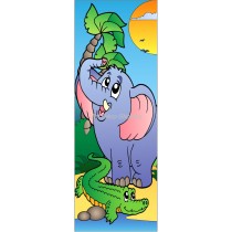 Sticker de porte enfant Eléphant
