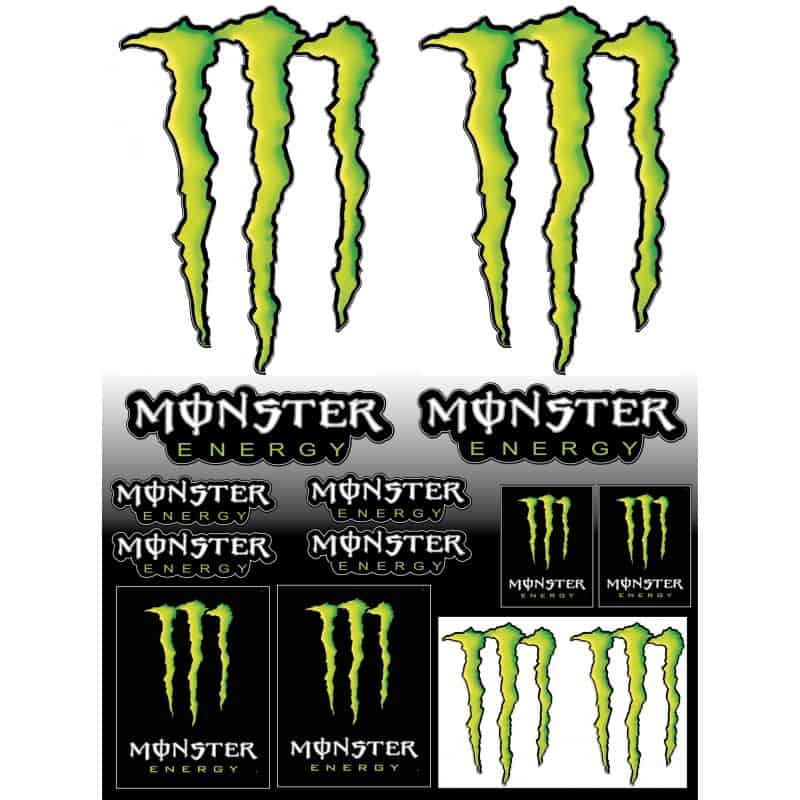 Sticker et autocollant Monster energy griffe gauche