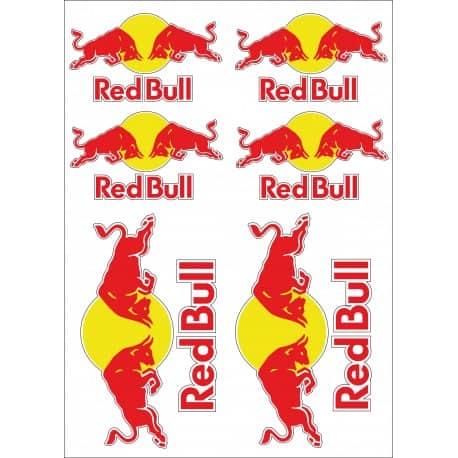 Stickers Red Bull Autocollants Moto Red Bull - Art Déco Stickers