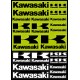 26 Stickers Autocollants Moto Kawasaki