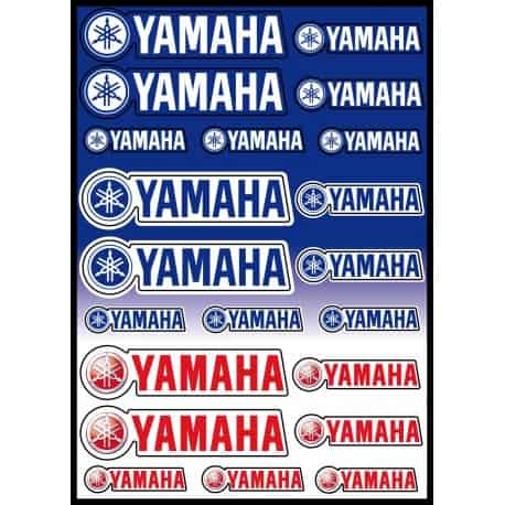 21 Stickers Autocollants moto Yamaha