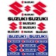 22 Stickers Autocollants moto Suzuki