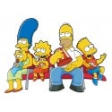 Sticker Autocollant enfant Famille Simpsons 