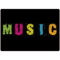 Sticker pc ordinateur portable music