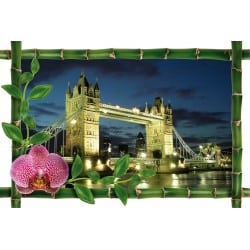 Sticker Bambou déco london bridge