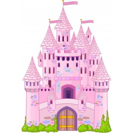 sticker Autocollant Chateau Princesse