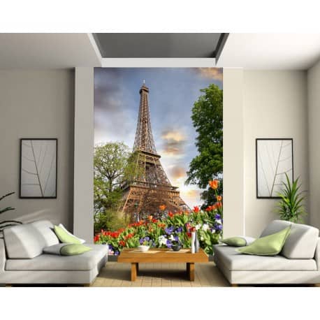 Stickers muraux géant déco : Tour Eiffel