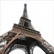 Stickers muraux déco : Tour Eiffel vue d'en bas 