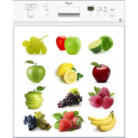 Sticker Lave Vaisselle Multifruits