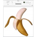 Sticker Lave Vaisselle Banane