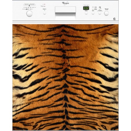 Sticker Lave Vaisselle Peau de Tigre