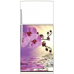 Sticker frigo Orchidée reflet