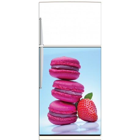 Sticker frigo Macarons - ou sticker magnet frigo