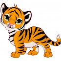 Sticker enfant Tigre