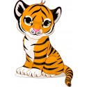 Stickers enfant Tigre
