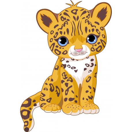 Stickers enfant Bébé Jaguar