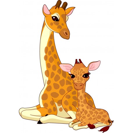 Stickers enfant Girafes