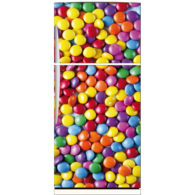 Stickers Frigo Motif Fleurs Multicolores - Décoration Cuisine – CUISINE AU  TOP