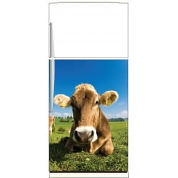 Sticker frigo Vache - ou sticker magnet frigo