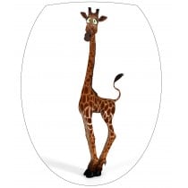 Sticker Abattant de WC Girafe