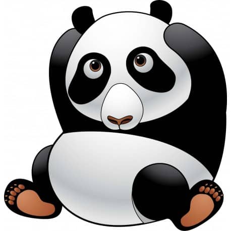sticker Autocollant enfant Panda