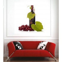 Affiche poster bouteille de vin