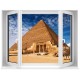 Sticker Fenêtre Pyramide