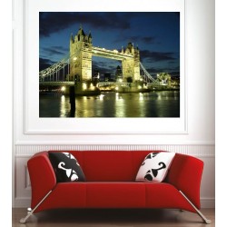 Affiche poster ville London Bridge