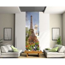 Papier peint lé unique Tour Eiffel
