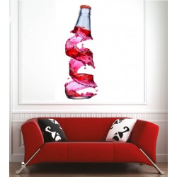 Affiche poster bouteille de soda