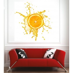Affiche poster orange