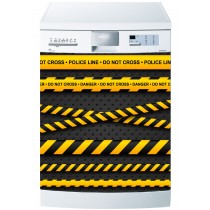Stickers lave vaisselle ou magnet lave vaisselle Police Danger